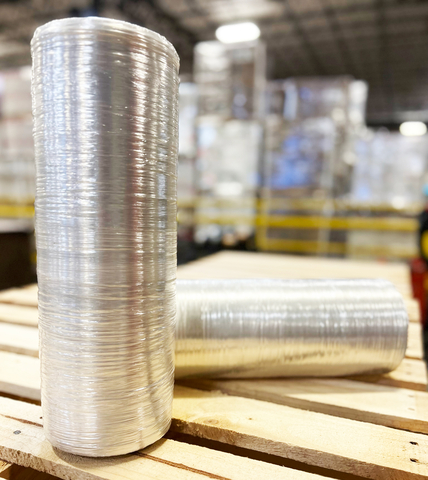 original Power Edge PCR is the latest addition to Paragon’s SVPR (Sustainability: Virgin Plastic Reduction) product line. With 25 percent PCR and 75 percent virgin resin content amounting to 20.6 gauge, Power Edge PCR uses less virgin plastic than any handfilm on the market. (Photo: Business Wire)
