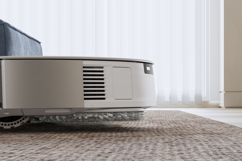 original ECOVACS' new T20 OMNI is a first of its kind with hot water washing and mop lifting technology. (Photo: Business Wire)