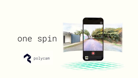 original With Polycam’s new 360 Mode, you can take fully stitched 360 panorama images directly on your iPhone. We use the latest AI infilling techniques to decrease the amount of time spent capturing each photo by a factor of 3-4x. (Graphic: Business Wire)