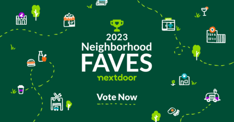 2023 Nextdoor Neighborhood Faves (Graphic: Business Wire)