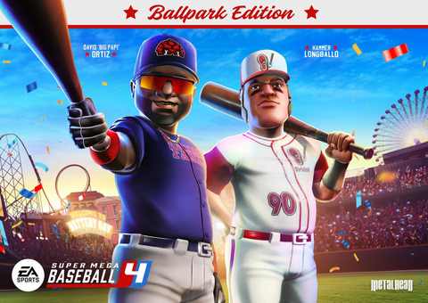 ALL-STAR STUDDED SUPER MEGA BASEBALL 4 NOW AVAILABLE WORLDWIDE FEATURING OVER 200 BASEBALL LEGENDS (Photo: Business Wire)