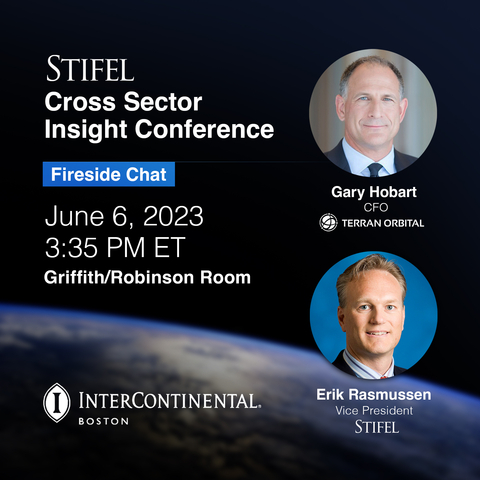 Terran Orbital to Present at Stifel 2023 Cross Sector Insight Conference (Image Credit: Terran Orbital)