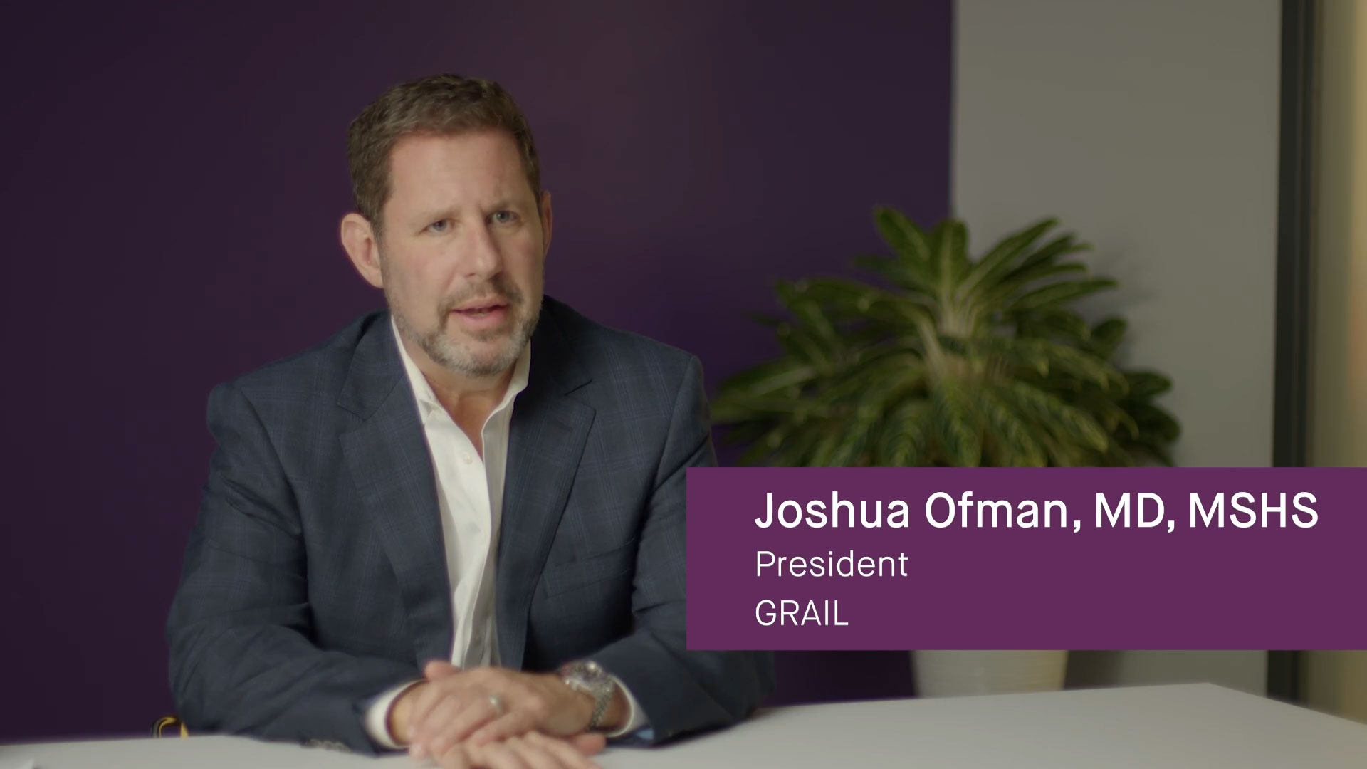 Josh Ofman, President at GRAIL, speaks about the company's clinical surveillance program.