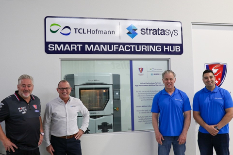 Stratasys and Australia channel partner TCL Hofmann announced that motorsports team Walkinshaw Andretti United (WAU) has selected Stratasys FDM® 3D printing technology to anchor its new additive manufacturing hub and has a new Stratasys Fortus® 450mc 3D printer. (Photo: Business Wire)