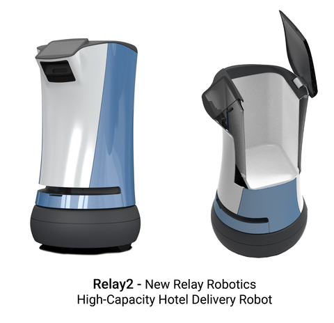 Relay2 - New Relay Robotics High-Capacity Hotel Delivery Robot (Photo: Business Wire)