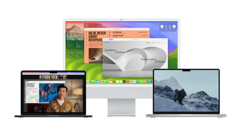 macOS Sonoma makes the Mac experience better than ever — from more ways to personalize with widgets, to big updates to Safari and video conferencing, along with exciting new game titles. (Graphic: Business Wire)