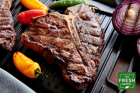 The Fresh Market is offering a variety of ready-to-grill options - including its premium porterhouse steaks - to help take the guesswork out of what to make for dad this Father's Day! (Photo: The Fresh Market)