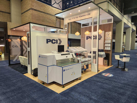 thumbnail PCI's new booth concept executed by Lakeshore Exhibits. (Photo: Business Wire)
