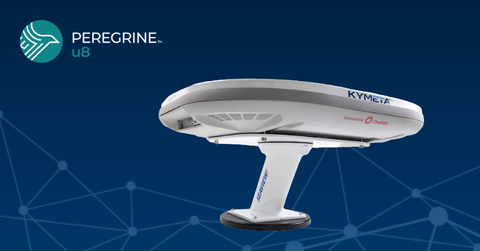 Kymeta的電子操控型Peregrine u8低軌道地面站。（照片：美國商業資訊）