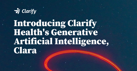Contact us at clara@clarifyhealth.com to learn more about the closed beta program for Clarify's new generative artificial intelligence, Clara. (Graphic: Business Wire)