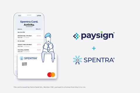 Paysign and Spentra Announce Integration and Payroll Card Program – Program Enhances Value Throughout the Cardholder Experience (Graphic: Business Wire)