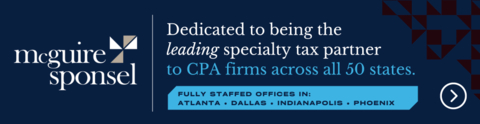 With the firm's recent expansion into Phoenix, McGuire Sponsel is committed to being the leading specialty tax partner to CPA firms across all 50 states. (Graphic: McGuire Sponsel)