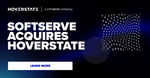 SoftServe, a global IT consulting firm, has announced acquiring Hoverstate, a full-service digital agency specializing in mobile and web-based solutions. (Graphic: Business Wire)