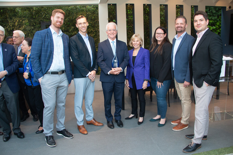 AIR Communities teammates present the 2023 Housing Impact Award to Los Angeles City Council President Paul Krekorian. (Photo: Business Wire)