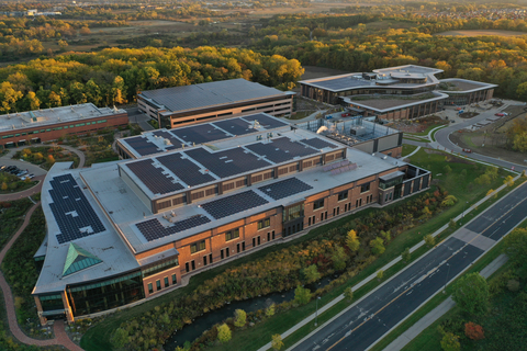 The three largest solar arrays located at Promega Madison generate over 2 million kWh annually. These arrays are critical for enabling the company to reach 100% renewable electricity by 2025.