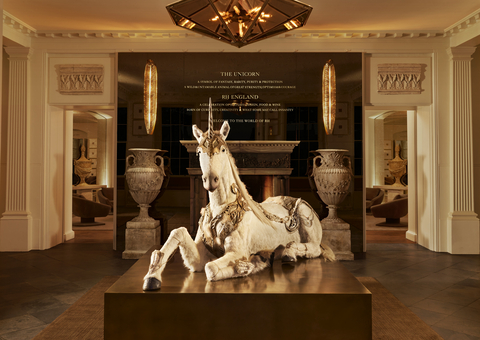 THE AYNHO UNICORN AT RH ENGLAND, THE GALLERY AT THE HISTORIC AYNHO PARK (Photo: Business Wire)