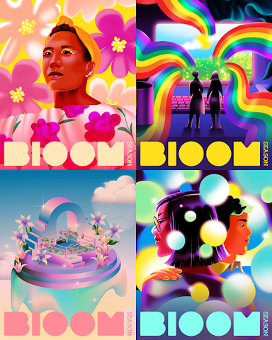 Bloom Season 2 illustrations by Simone Noronha & Paulina Almira