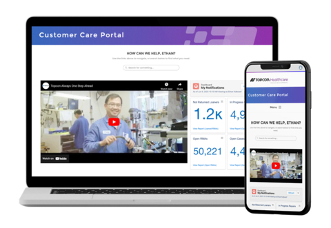 original The Topcon Customer Care Portal provides round-the-clock access to product information, technical support, and service history. (Photo: Business Wire)