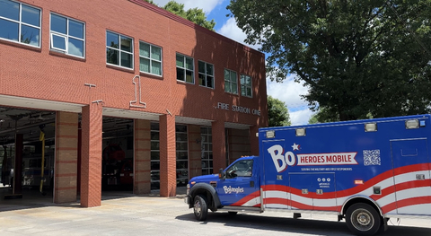 The Bo Heroes Mobile will travel across the Carolinas, Tennessee and Georgia, stopping at military bases, fire stations and police stations along the way. At each stop, Bojangles will show its appreciation for the brave heroes in typical Bo fashion – with scratch-made chicken, biscuits and tea! (Photo: Bojangles)