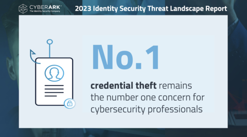 Credential Theft Remains the Number One Concern for Cybersecurity Professionals (Graphic: Business Wire)