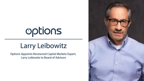 Leibowitz brings extensive expertise in capital markets, trading technology, and market structure, further bolstering Options’ commitment to delivering innovative solutions for its global client base. (Photo: Business Wire)