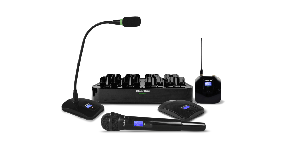 ClearOne Debuts DIALOG® UVHF Wireless Microphone System With 160 MHz ...