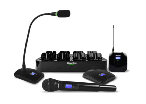 ClearOne’s DIALOG® UVHF wireless microphone system debuts at InfoComm 2023 in Booth# 3061. (Photo: Business Wire)