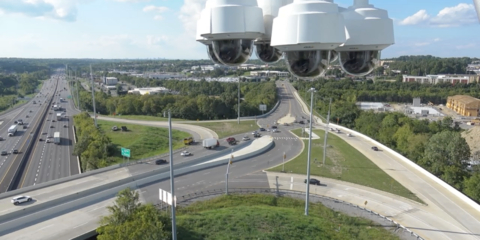 original I-24 Mobility Technology Interstate Observation Network, or I-24 MOTION, uses Axis Communications cameras to capture data and gain unprecedented insight into traffic congestion patterns. (Photo: Business Wire)