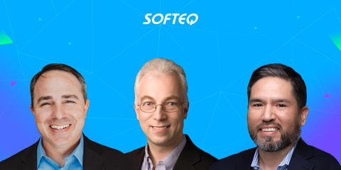 Softeq today announced several strategic additions to their executive team: Craig Ceccanti, Chief Operating Officer, Albert Esser, Chief Delivery Officer, and Edwin Lemus, Chief People Officer.  (Photo: Softeq)
