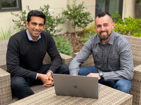 AptEdge co-founders Aakrit Prasad (left) and Anthony Kilman (right) (Photo: Business Wire)