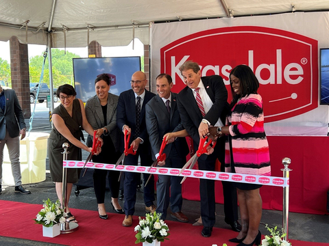 The Ribbon Cutting Ceremony at Krasdale Foods Distribution Center in the Bronx (Photo: Business Wire)
