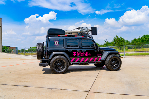 T-Mobile All-terrain Jeep (Photo: Business Wire)