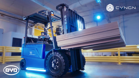 Cyngn - BYD Autonomous Forklift (Photo: Business Wire)