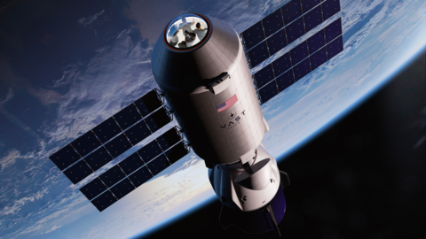 Illustration: Vast Haven-1 and SpaceX Dragon (Photo: Business Wire)