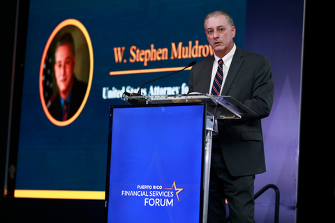 original W. Stephen Muldrow, United States Attorney District of Puerto Rico at U.S. Department of Justice, participating in the Financial Services Forum 2022. (Photo: Business Wire)