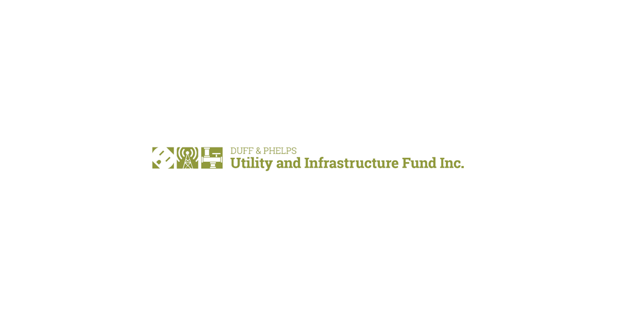 Duff & Phelps Utility and Infrastructure Fund Inc. Announces Dividend and Discloses Sources of Distribution Section 19(a) Notice