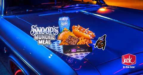 Fit for the D-O-double-G himself, Snoop’s Munchie Meal features a wide variety of Jack’s iconic offerings to cure all late night cravings, sweet or salty for $14. (Graphic: Business Wire)