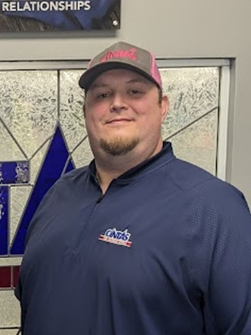 thumbnail Ryan Cash is Service Sales Representative for Cintas based out of the company's Lawrenceville, Ga., Rental location. He is the third of three generations of Cash family members to work for the company - including his grandfather and his father. (Photo: Business Wire)