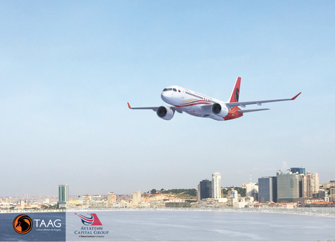 TAAG Angola Airlines takes flight with four new Airbus A220-300 aircraft leased from Aviation Capital Group. (Photo: Business Wire)