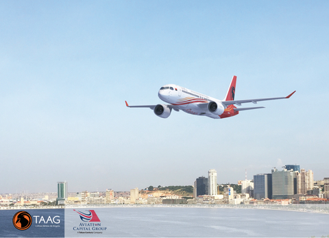 original TAAG Angola Airlines takes flight with four new Airbus A220-300 aircraft leased from Aviation Capital Group. (Photo: Business Wire)