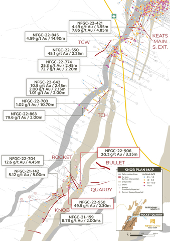 thumbnail Figure 2. Knob-Rocket-Quarry plan view map (Graphic: Business Wire)