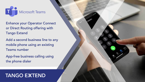 thumbnail Tango Extend for Microsoft Teams (Photo: Business Wire)