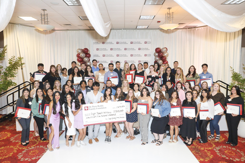 The Reddy family & 2023 recipients (Photo: Business Wire)