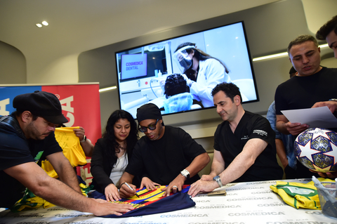 original Cosmedica Founder Dr Levent Acar chosen by Ronaldinho for Expert Hair Care (Photo: Business Wire)