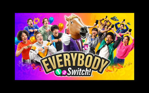 The Everybody 1-2-Switch! game launches for the Nintendo Switch system on June 30. (Graphic: Business Wire)