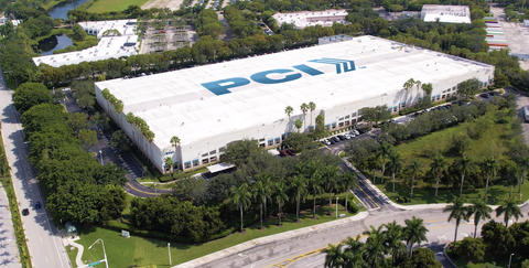 Aerial view of Postal Center International's (PCI) headquarters in Weston, Florida. (Photo: Business Wire)