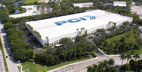 original Aerial view of Postal Center International's (PCI) headquarters in Weston, Florida. (Photo: Business Wire)