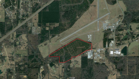 thumbnail The selected MMR® Assembly Plant site adjacent to the Northeast Alabama Regional Airport. (Photo: Business Wire