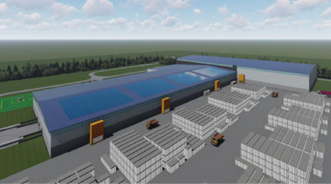 Design layout of the USNC Gadsden MMR® Assembly Plant. (Photo: Business Wire)