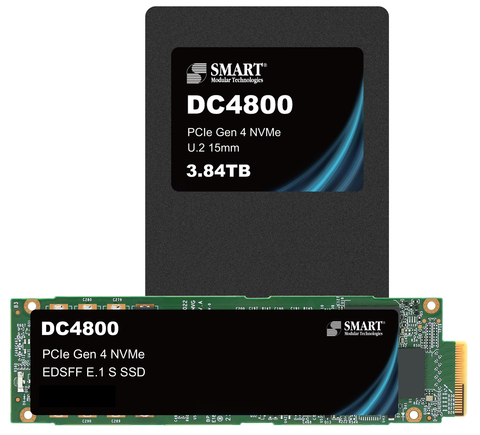 SMART Modular’s DC4800 data center solid state drives (SSDs) have been accepted as an OCP Inspired™ product by the Open Compute Project (OCP) and will be featured on the OCP website in the Marketplace section. Only products that comply with 100% of OCP’s stringent specifications are selected after a rigorous process that demonstrates the product’s efficiency, openness, impact and scale. (Photo: Business Wire)